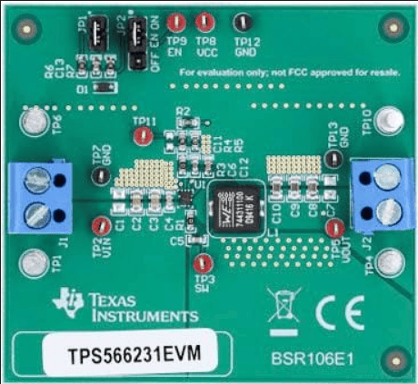 Power Management IC Development Tools 3-V to 17-V VIN; 6-A synchronous step-down converter evaluation module