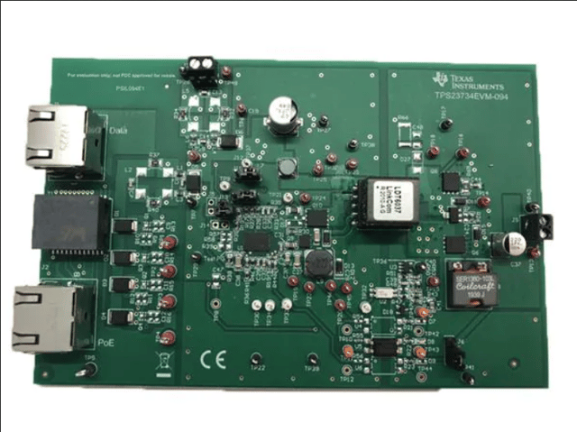 Power Management IC Development Tools TPS23734 evaluation module for IEEE802.3bt type 3 Class 4 PoE PD applications