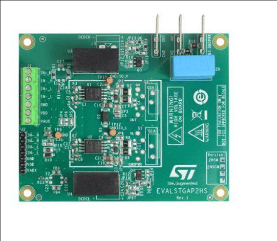 Power Management IC Development Tools Demonstration board for STGAP2HSCM isolated 4 A single gate driver