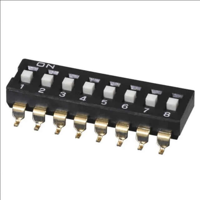 DIP Switches/SIP Switches 1 12 Positions, Surface Mount, 2.54 mm Pitch, Slide Actuator, DIP Switch