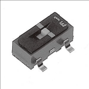 Slide Switches smd jumper switch, gull-wing, w/o detent,washable