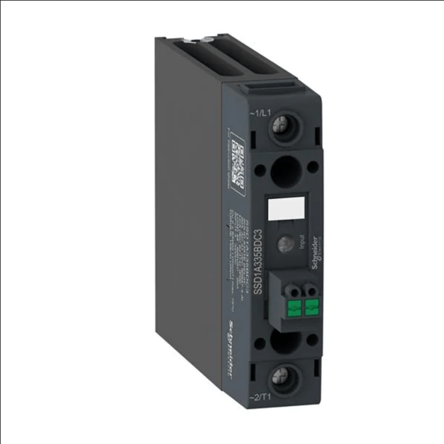 Solid State Relays - Industrial Mount SSR-DIN rail, 1phase, 48-600Vac output, 90-280Vac/Vdc control, 20A, Spring plug