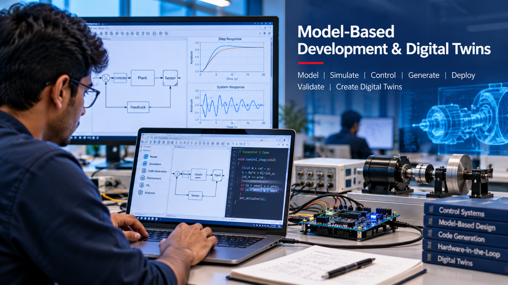 Model-based development and digital twin engineering