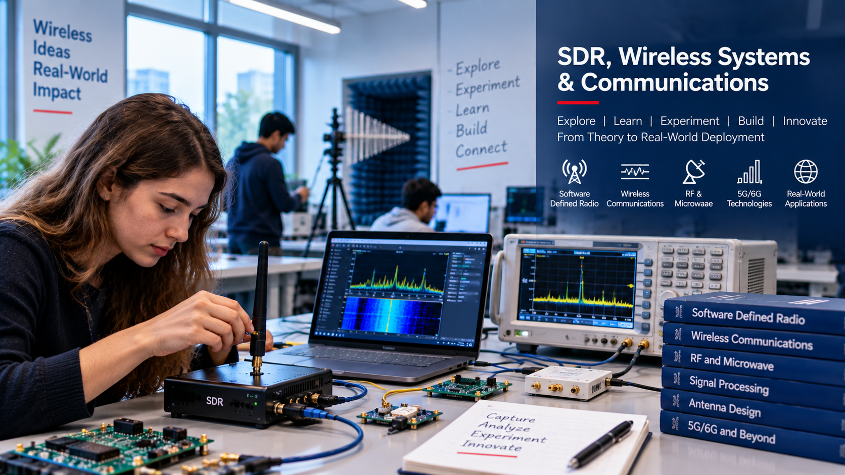 Software defined radio RF and wireless training
