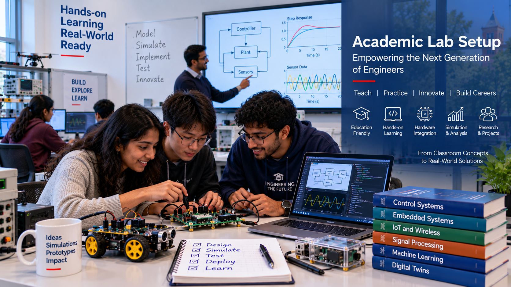 University engineering laboratory setup and procurement