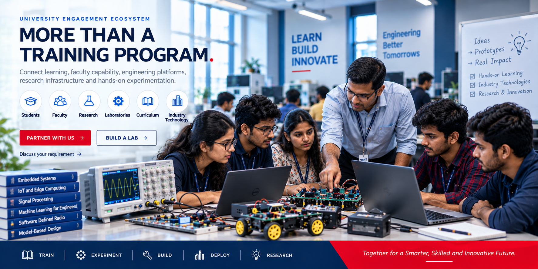 Hands-on engineering workshop at a university
