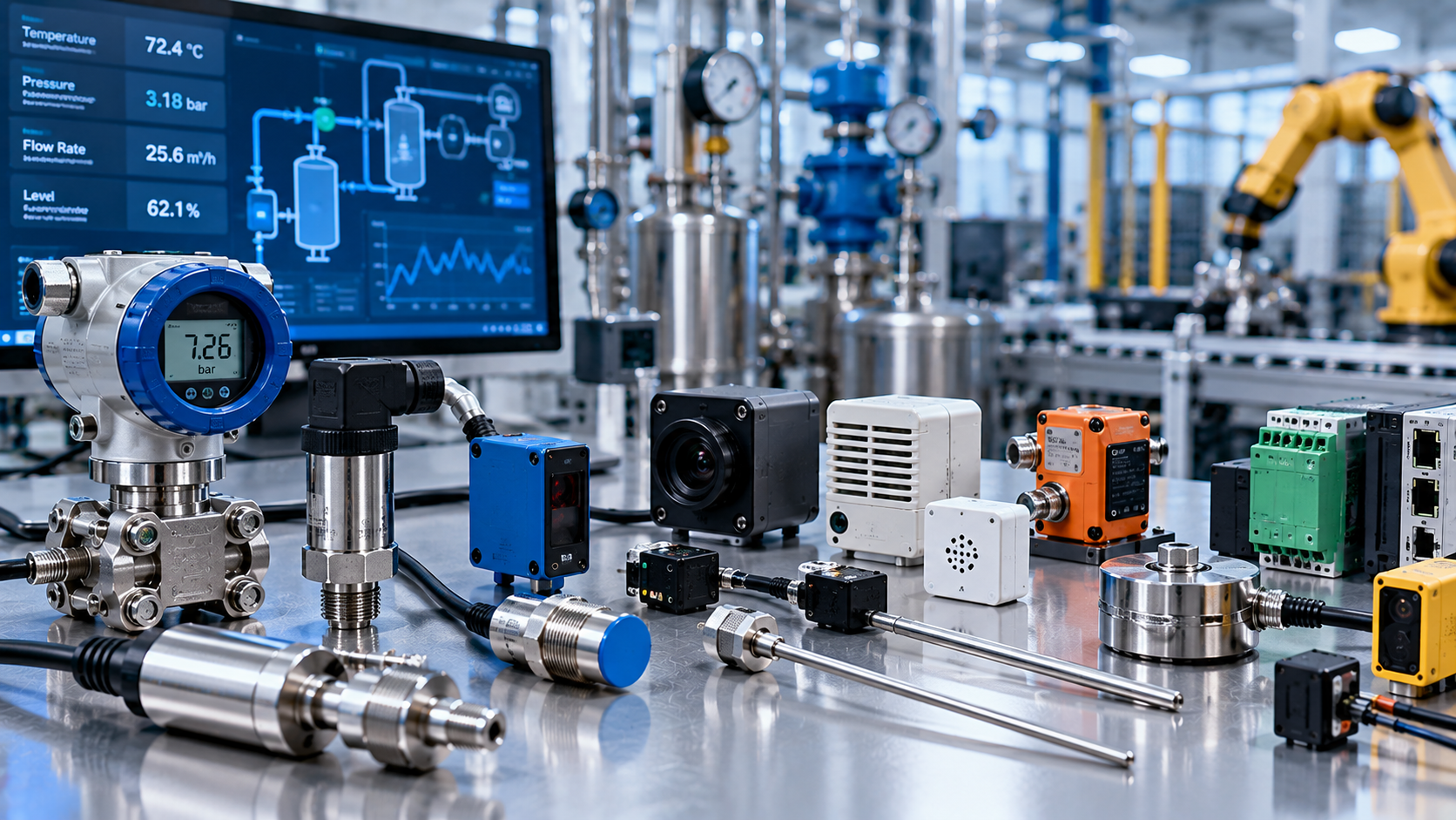Sensors transducers and industrial electronics