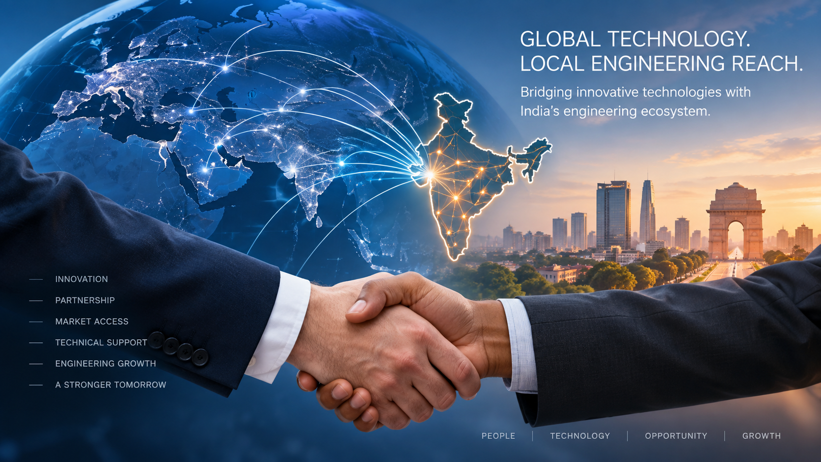 Global technology company expanding into India through engineering partnership