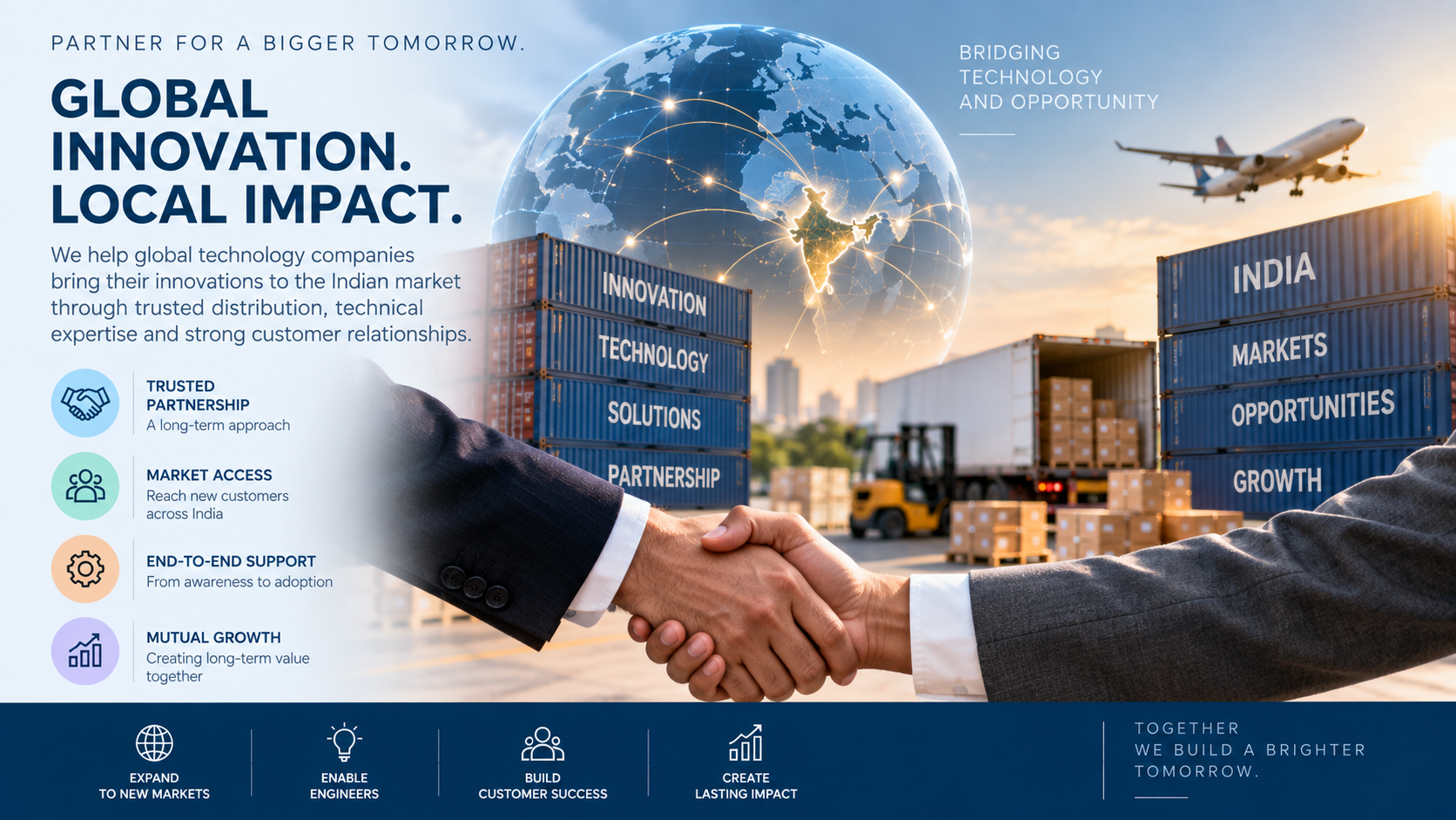 Launching global engineering technology into the Indian market