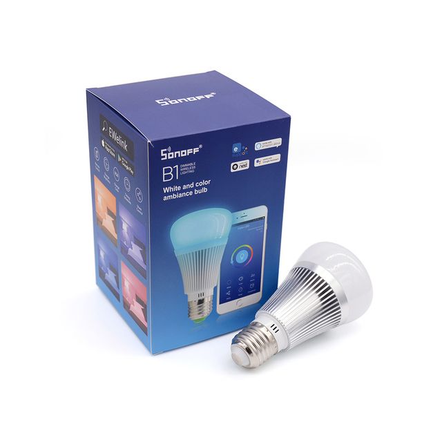 Sonoff B1: Dimmable E27 LED Lamp RGB Color Light Bulb