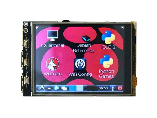 Raspberry Pi 3.2 Inch Touchscreen Display w& 8 extend headers