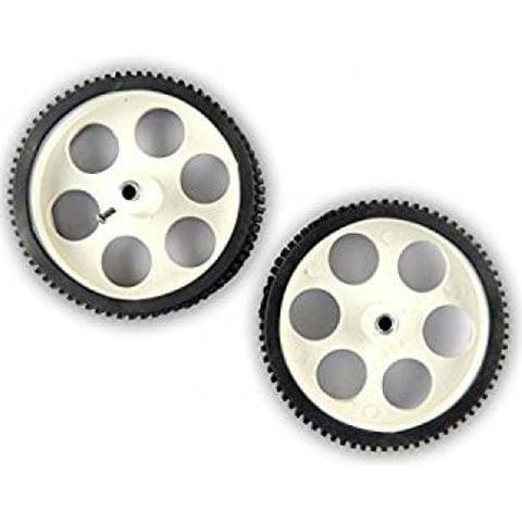 BO Motor Tyre with Grip -3mm Shaft (70mm X 8 mm)