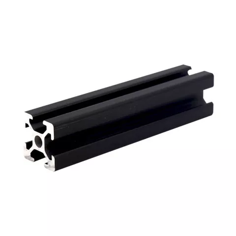 Black Anodized Aluminium 2020 Profile 1meter