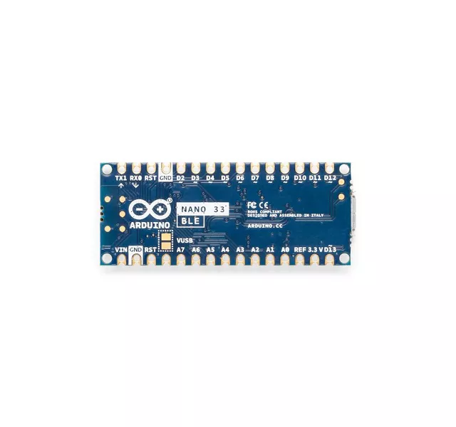 Arduino Nano 33 BLE with headers soldered