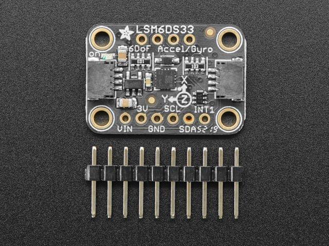 Adafruit LSM6DS33 6-DoF Accel + Gyro IMU - STEMMA QT / Qwiic