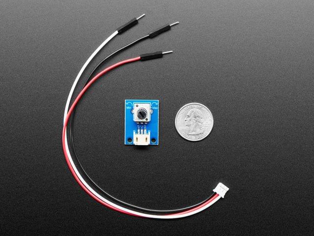 STEMMA Wired Potentiometer Breakout Board - 10K ohm Linear