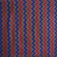 Zig-zag illusion Net fabric