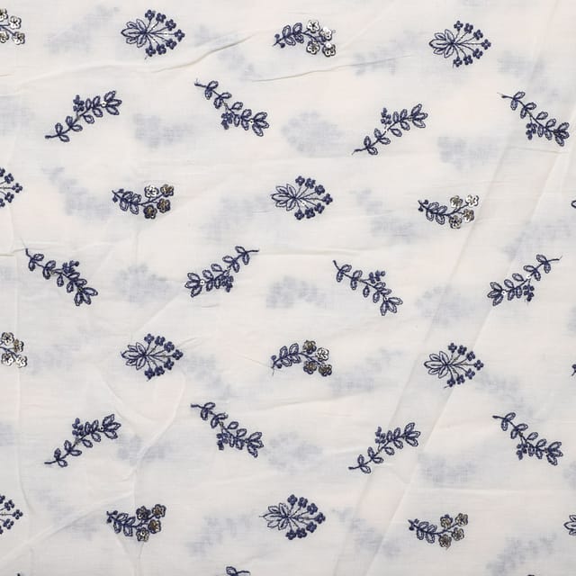 Tranquil floral-worked fabric/Simple-fabric/Calm-fabric/Fabrics-Online
