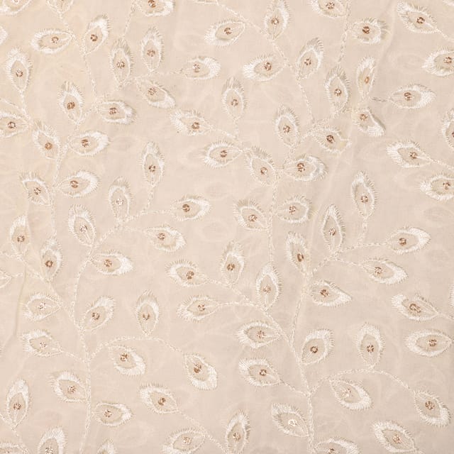 Tranquil feel trendy fabric/Breezy-fabric/Georgette-fabric/Worked-fabric