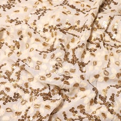Georgette-Royale ornate fabric