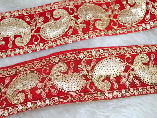 Velvet dreams Zari work border/Rich-party-border/Fancy-border/Bold-DIYs