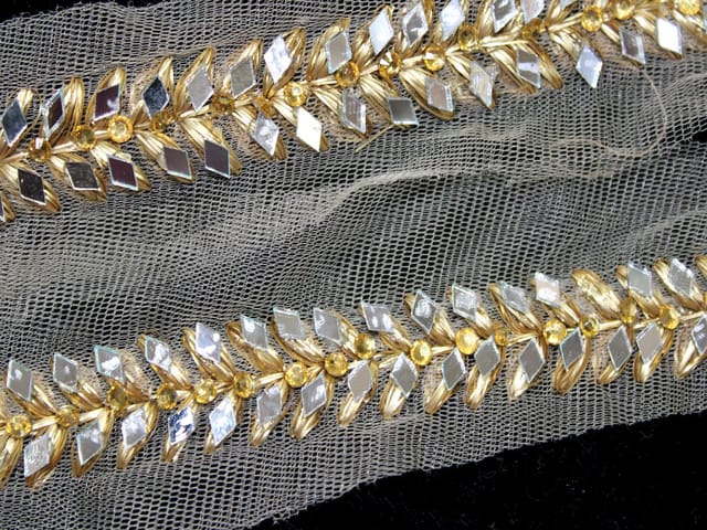 Scion style leaves florid lace/Fancy-lace/Mirror-element-lace/Hip-lace