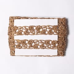 Regal bold royal Zardosi-border