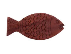 Little-Fishy motif fancy and banjara feel fashionably in trend make wood molded poised and elegant feel fancy button