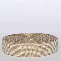 Calm imposing, bold and prime feel ten-row mini faux pearls royal look border