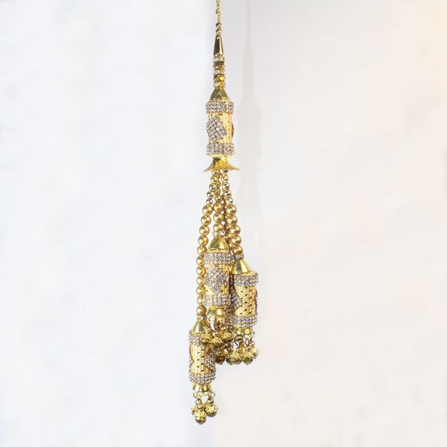 Royal and stately motif rich trinkets rhinestones ornamented hangings