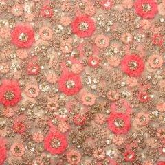 Blooming beauties fun rich flowers-in-style upscale party fabric