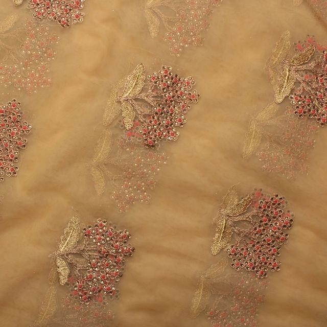 Calm look berry bush motif royal feel ornamentation chic-trendy fabric