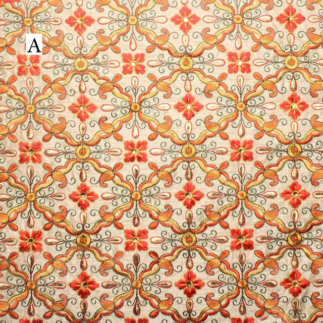 Royal palaces fusion Mughal jaali floral work inspired grand fabric