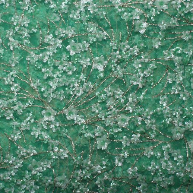 Night fairies glowing garden magical bloom queenly sequins-rich fabric