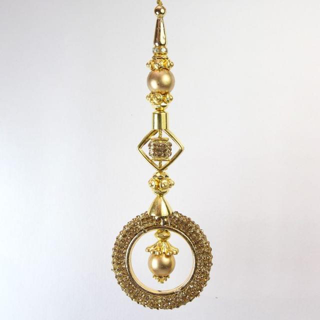 Circle and ghunguru classic style majestic richness red-carpet tassels
