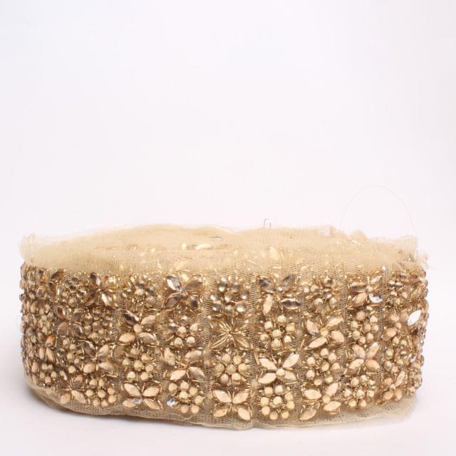 Florals in rhinestone richness party wedding  trendy majestic border