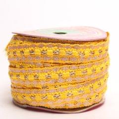 Plaited Zari thread stylish lace