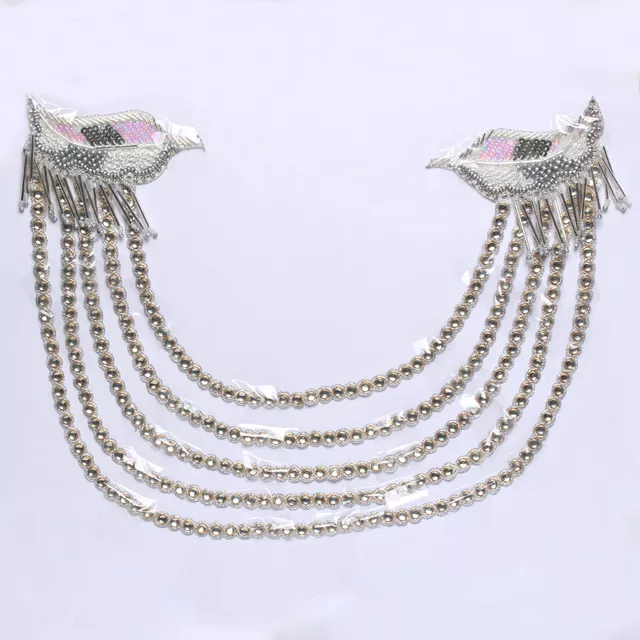 Tribal aura regal neck-piece neckline patch/Necklace-patch/Stone-patch