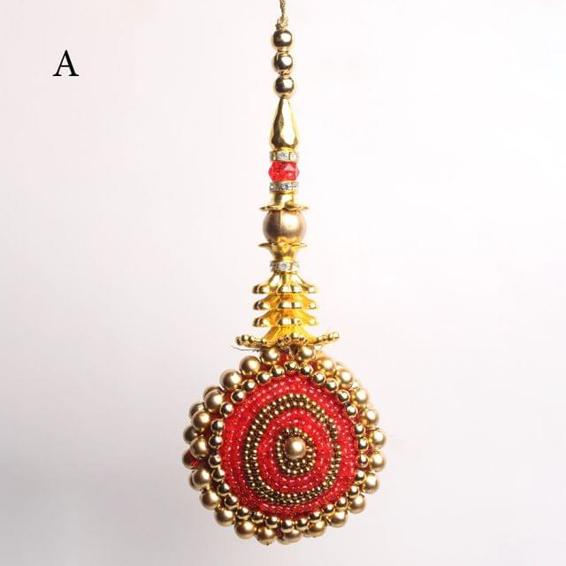 Bridal banjara-look hip carefree style tassel/Beads-tassel/Dome-tassel
