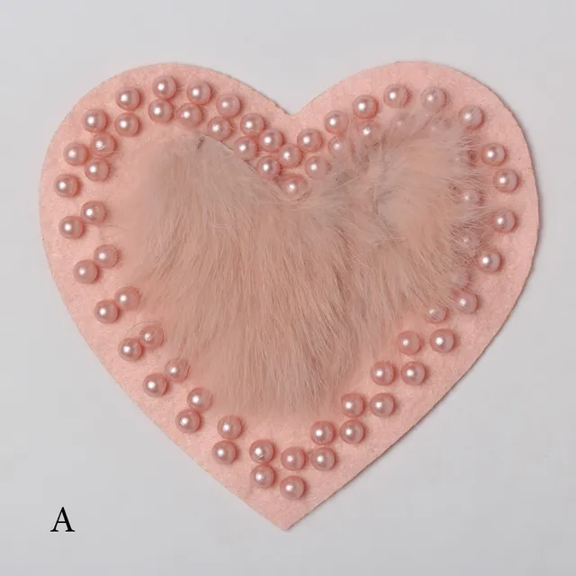 Sweet-heart dear valentine fur patch/Prime-patch/Cute-patch/Heart-patch