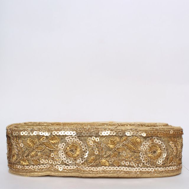 Fantastic floral regal-bride lace/Lace-border/Sequins-lace/Zari-lace