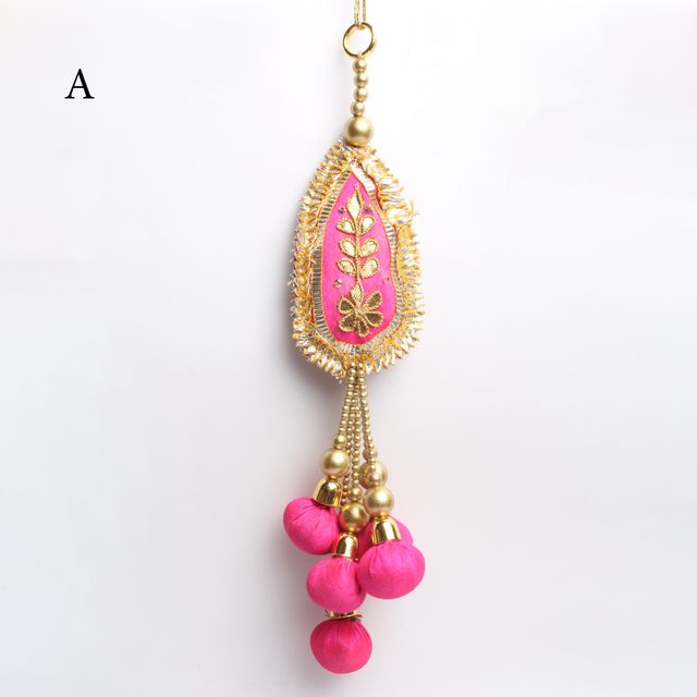 Prime posh Gota-floral tassels/Beads-tassel/Craft-tassel/Bridal-tassel