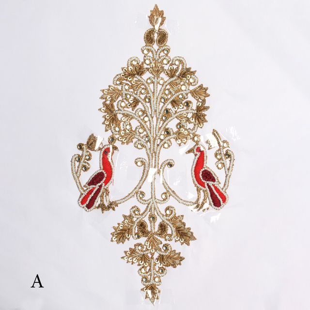 Royal majestic dressy bridal patch/Beads-Stones-patch/Floral-patch