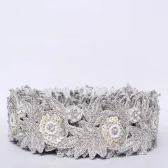 Rich-floral bridal lace