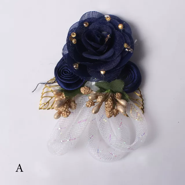 Refined regal rosette brooch-patch/Corsage-patch/Floral-patch/DIY-patch