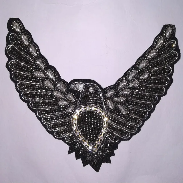 Heart-of-Eagle royal symbol patch/ZariZardosi-patch/Bird-patch/DIY-patch