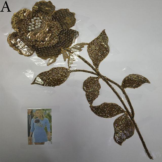 Roses-of-Emperor regal patch/Royal-patch/Floral-patch/ZariZardosi-patch