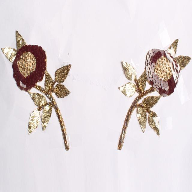 Roses royal regal majestic patch/Floral-patch/Ornate-patch/Party-patch