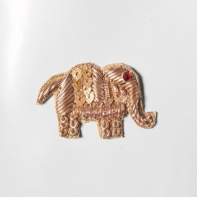 Baby Elephant cute patch/Animal-patch/Zardosi-patch/Art-Applique-Patch
