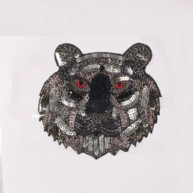 Royal tiger majestic patch/Animal-face-patch/Sequins-patch/Arty-patch